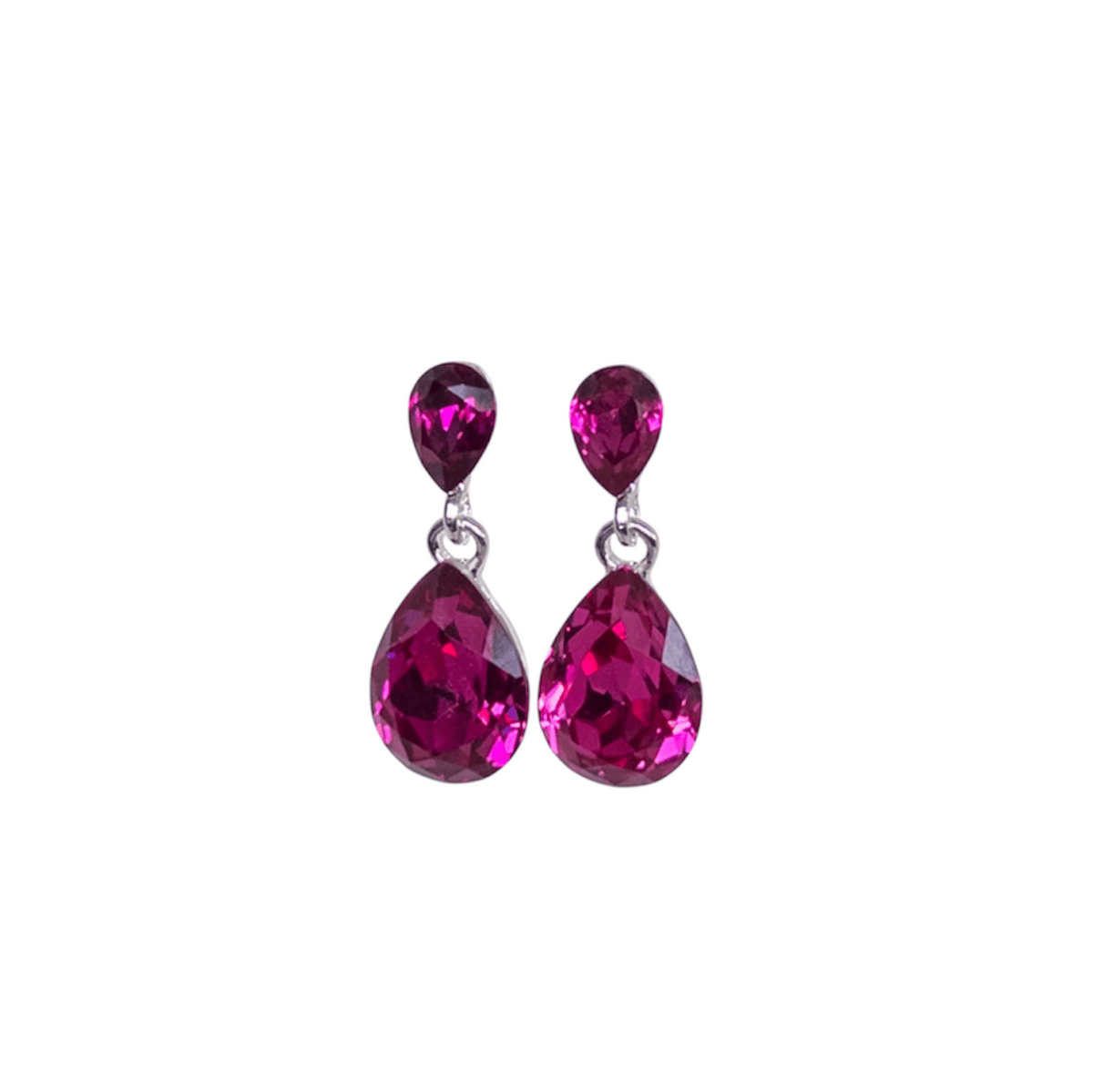 Crystal Duet Dangle Earrings