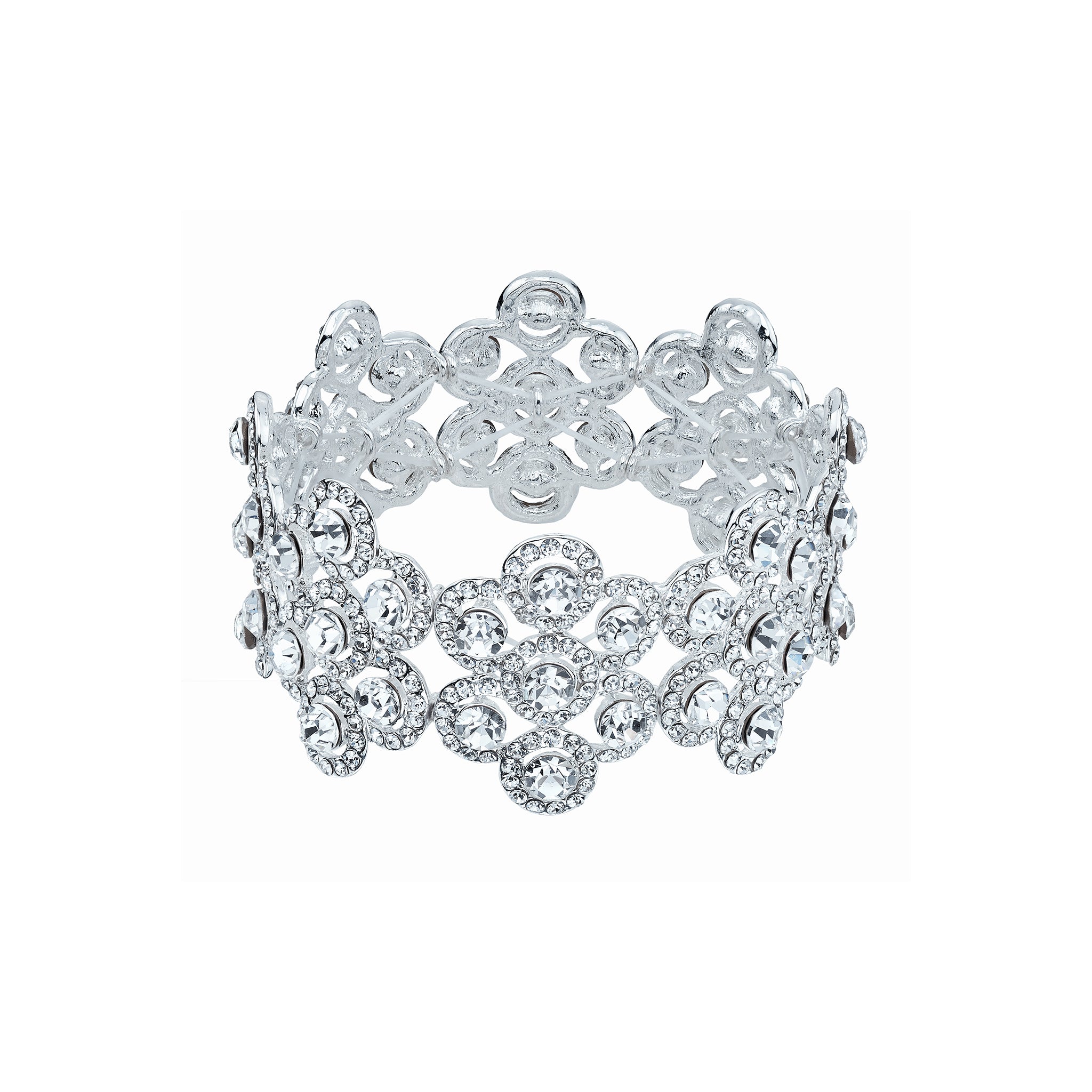 Stretch Hair Bun Bracelet - Flower Bouquet
