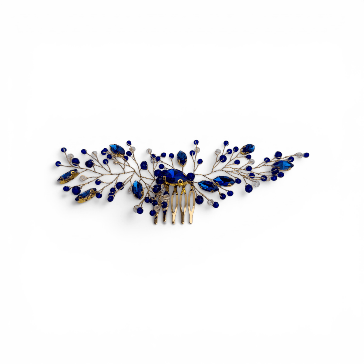 Crystal Blossom Hair Comb