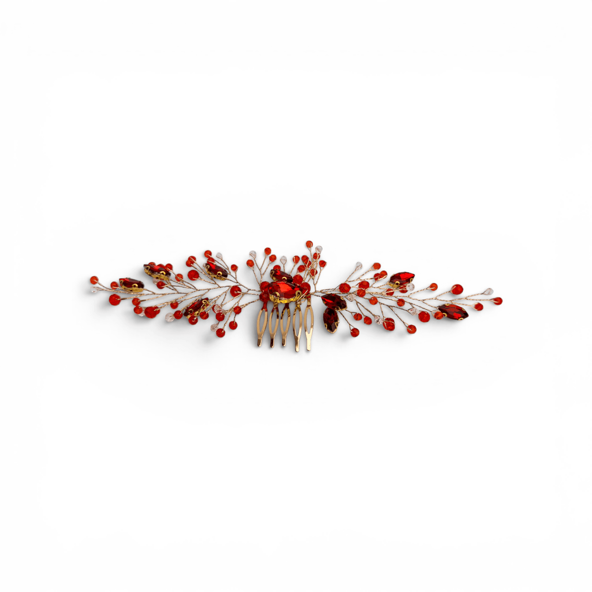 Crystal Blossom Hair Comb