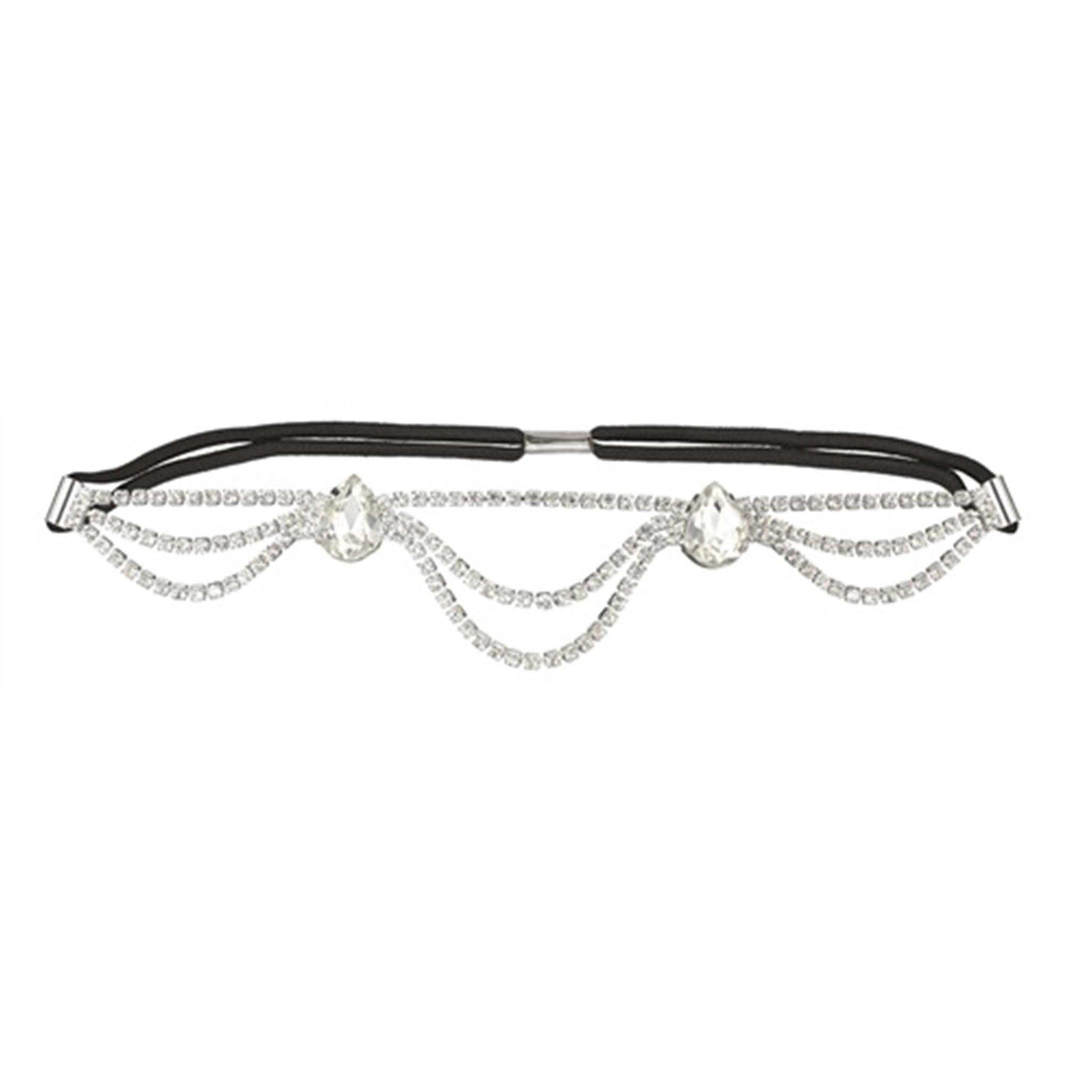 Forehead Elastic Band - 3 Tier Drape