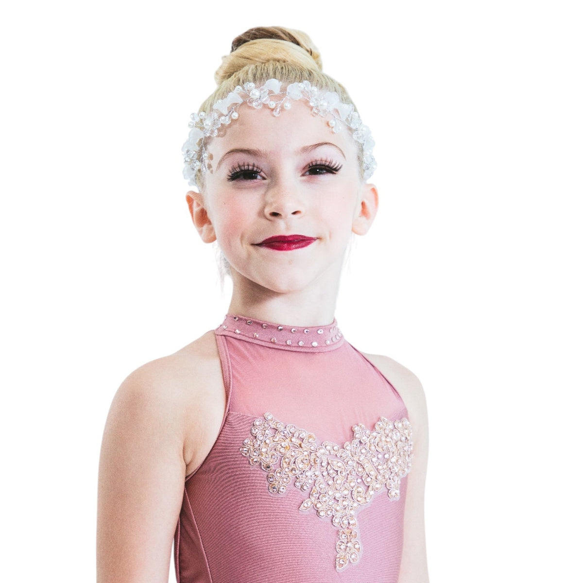 Crystal & Pearl Buttercup Hair Garland