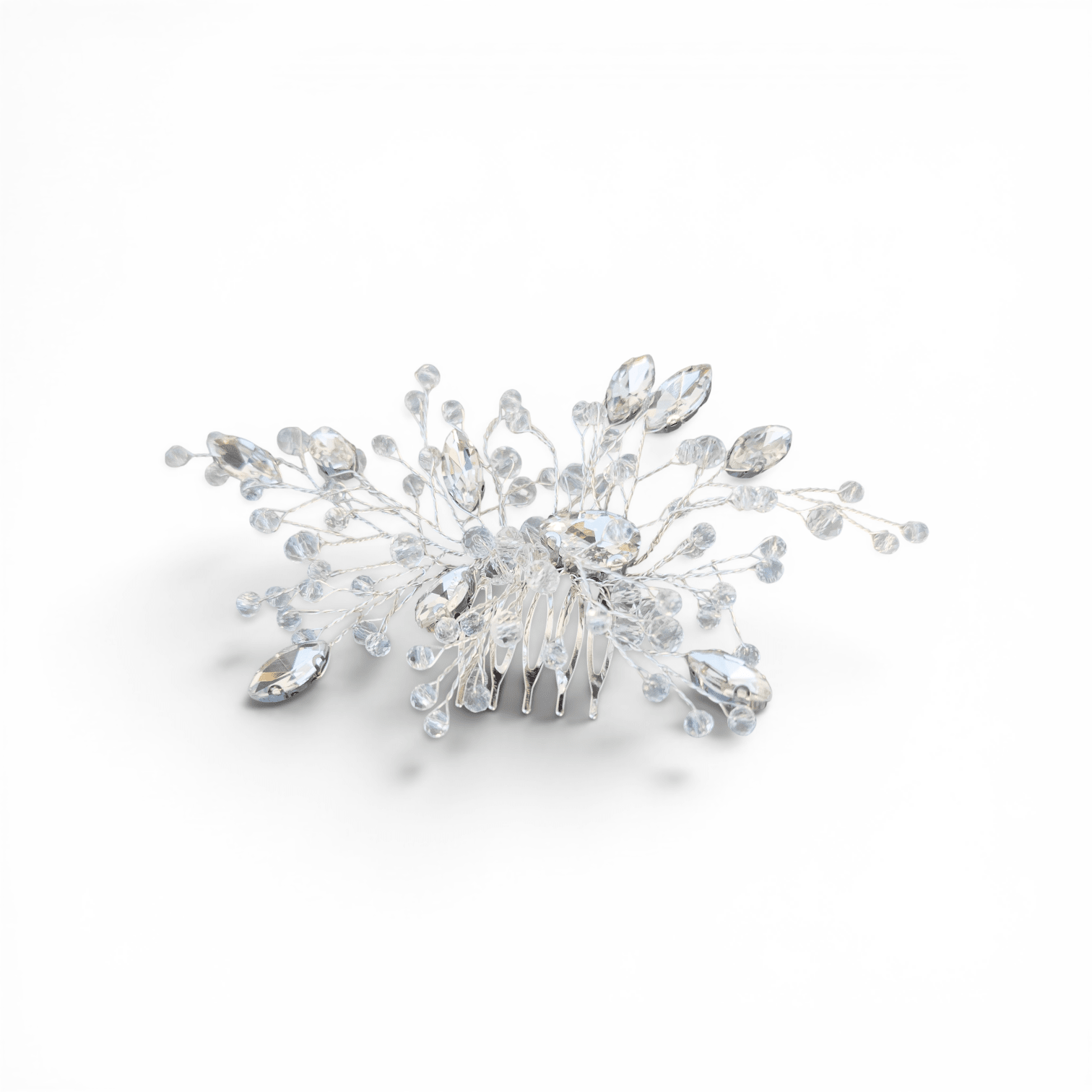 Crystal Blossom Hair Comb
