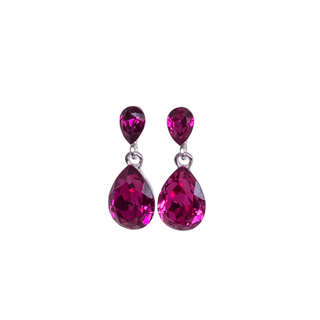 Crystal Duet Dangle Earrings