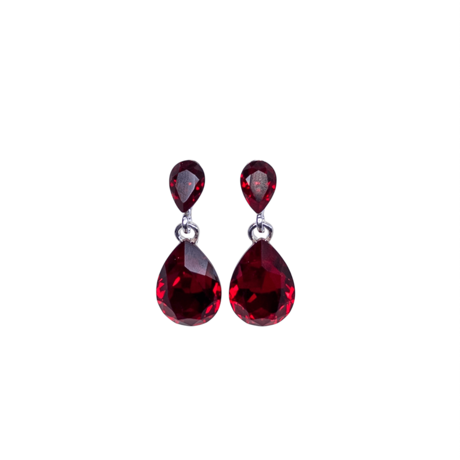 Crystal Duet Dangle Earrings