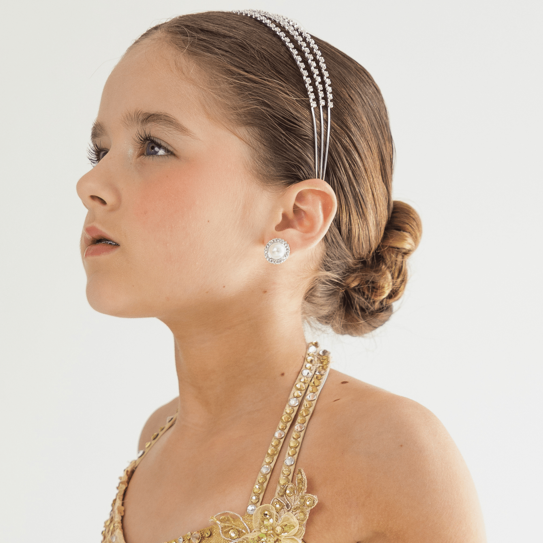 15mm Pearl Crown Earrings