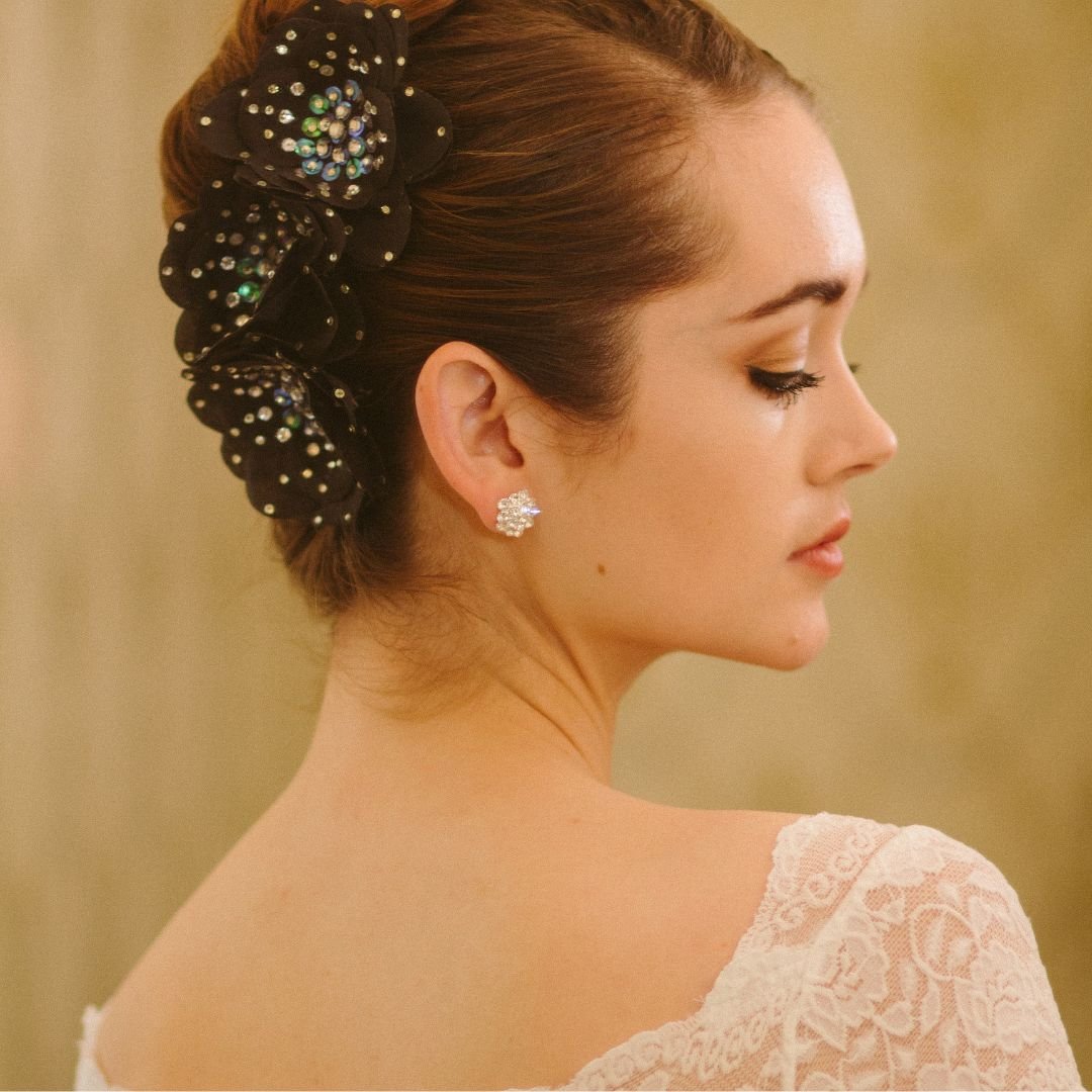 15mm Cluster Button Post Earrings