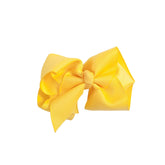 4 Inch Grosgrain Ribbon Hair Bow w/ French clip