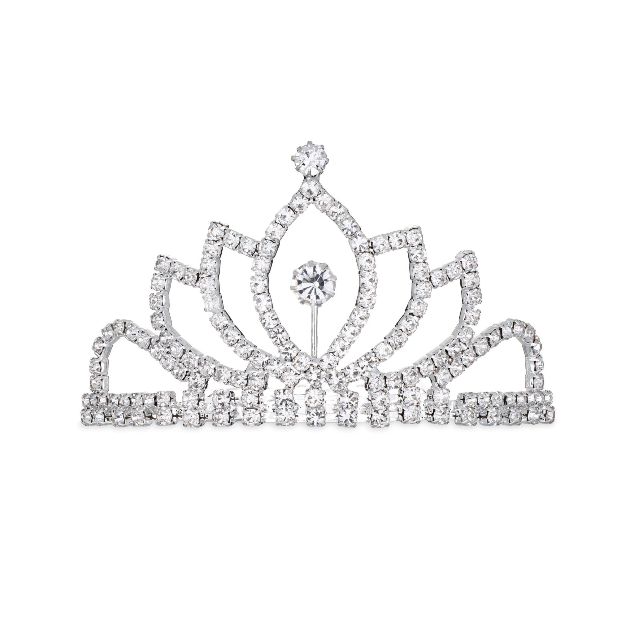 Tiara Hair Comb - Lotus Blossom