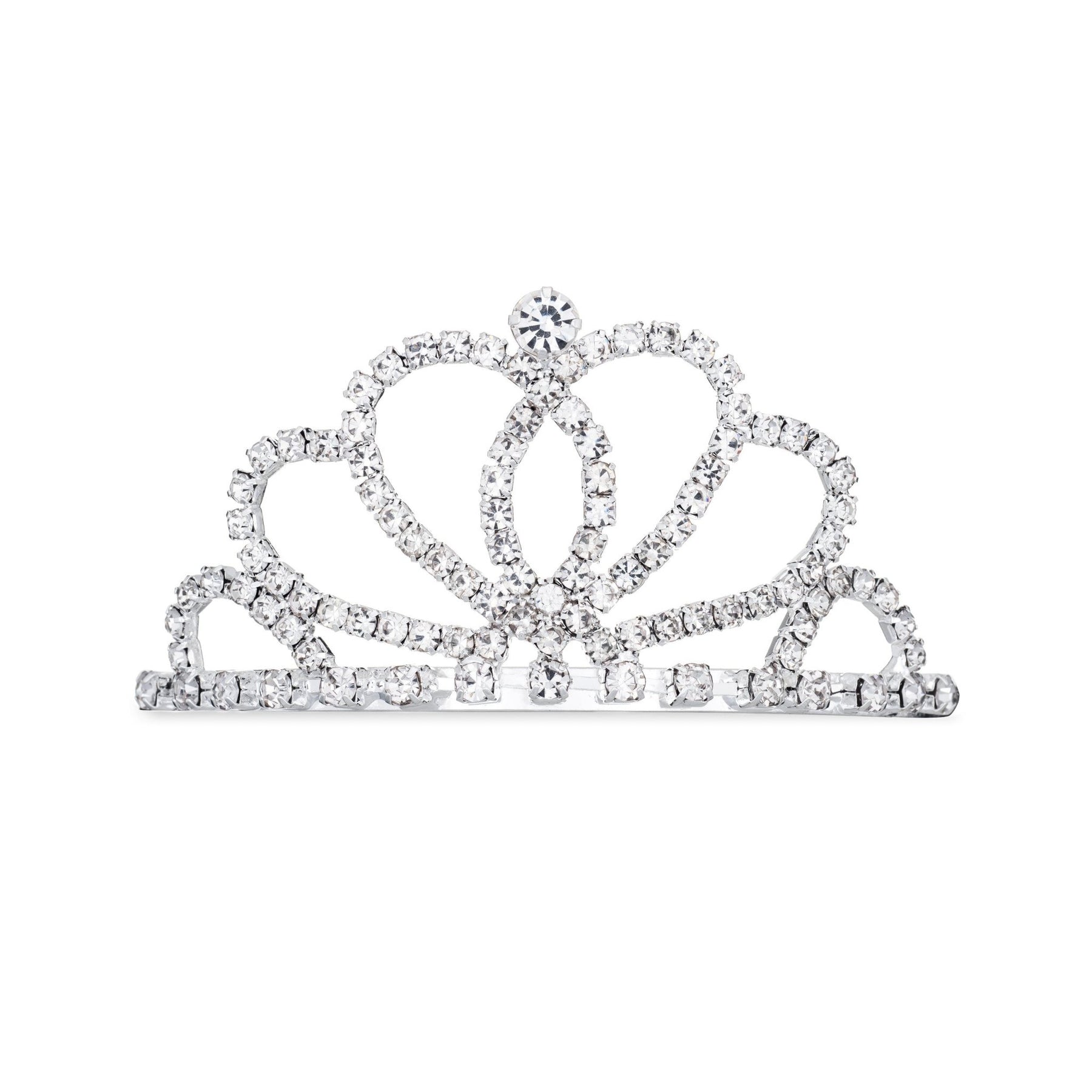 Tiara Hair Comb - Looping Heart