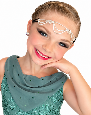 Forehead Elastic Band - 3 Tier Drape
