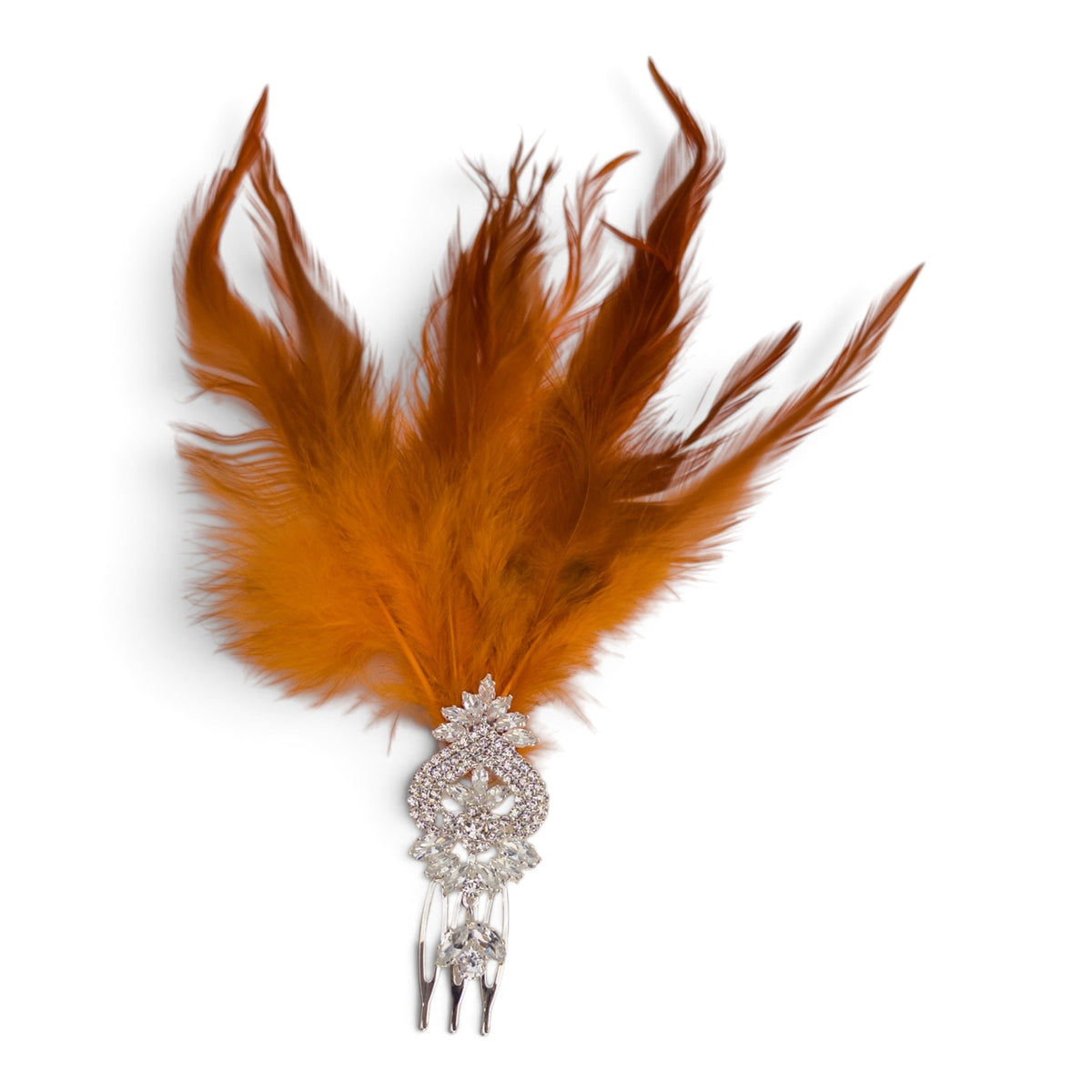 Pavilion Feather Hair Comb