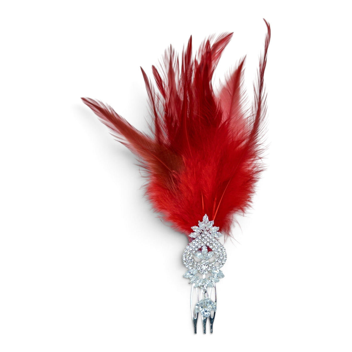 Pavilion Feather Hair Comb