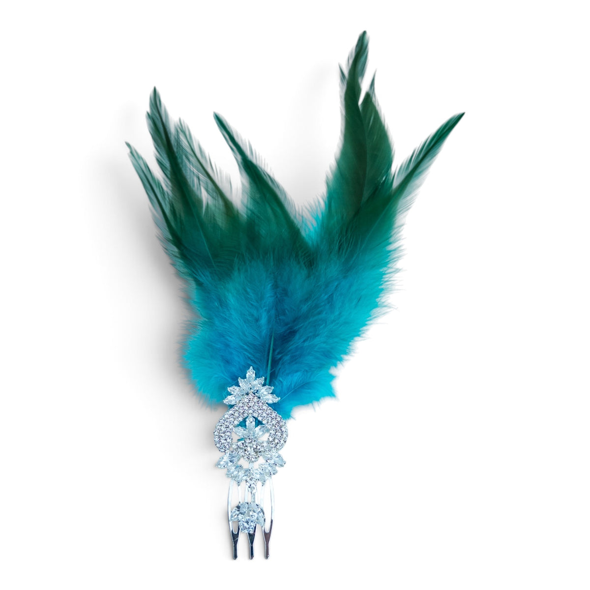 Pavilion Feather Hair Comb