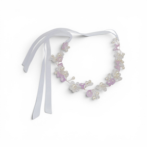Crystal & Pearl Buttercup Hair Garland