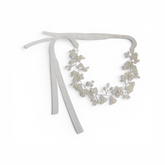Crystal & Pearl Buttercup Hair Garland
