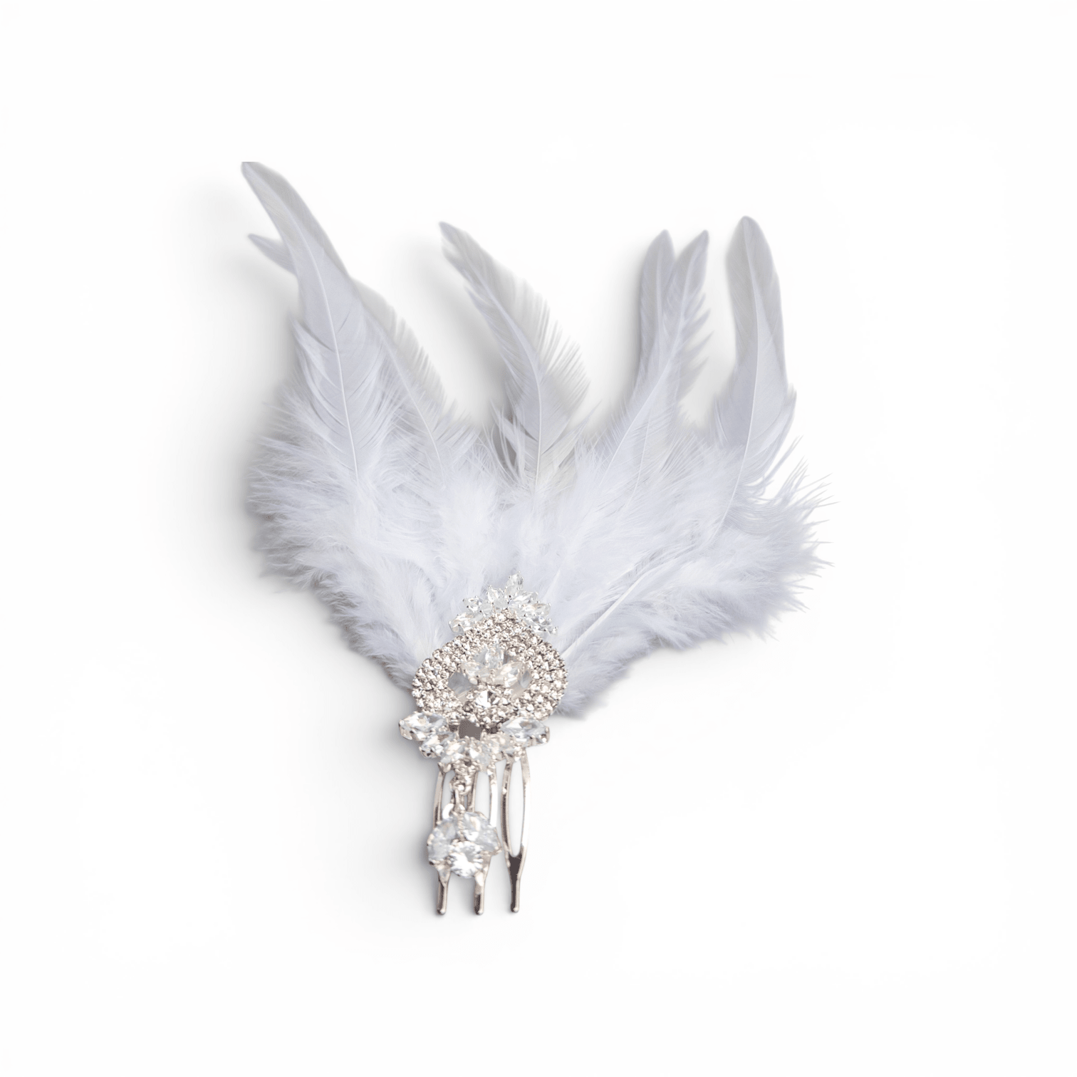 Pavilion Feather Hair Comb