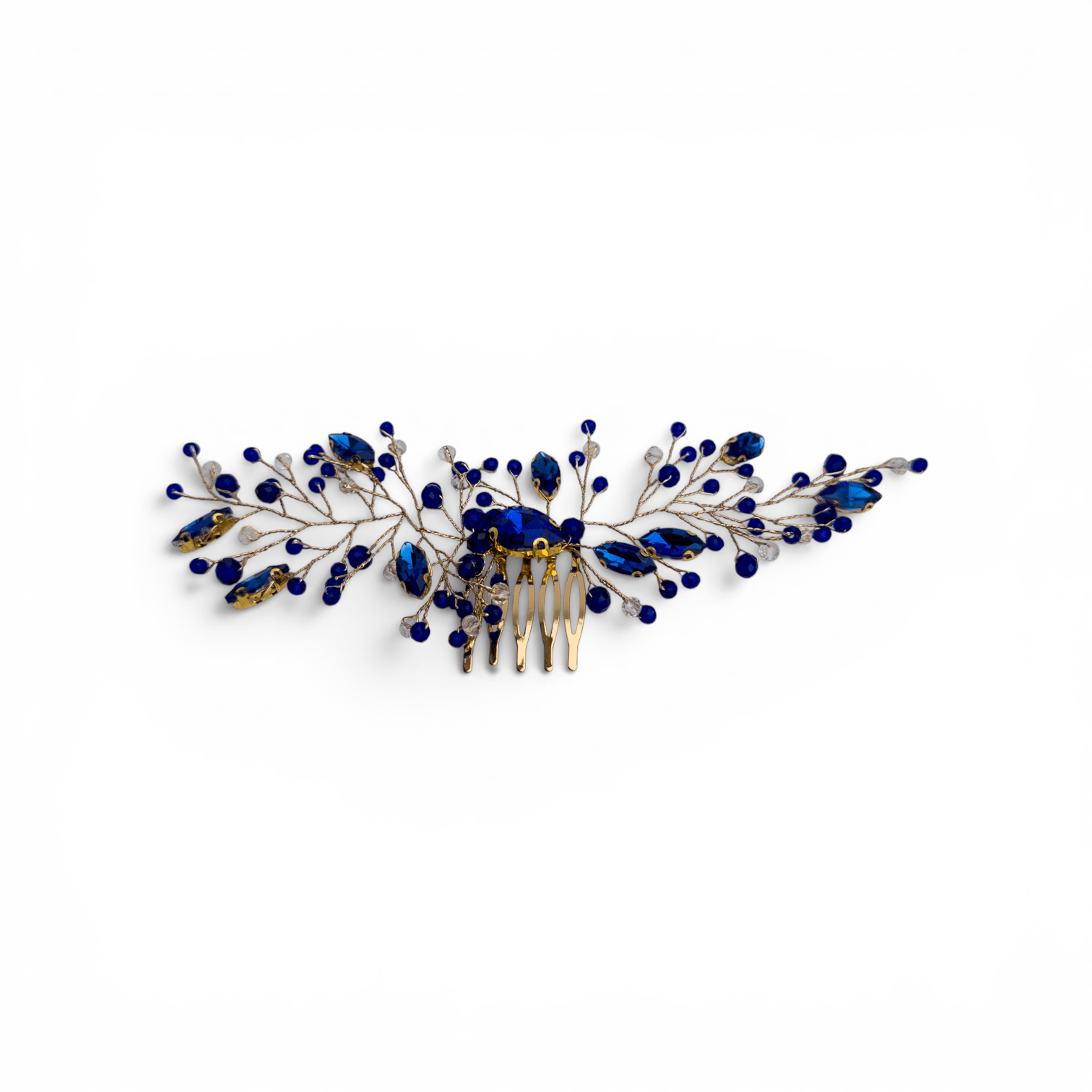 Crystal Blossom Hair Comb