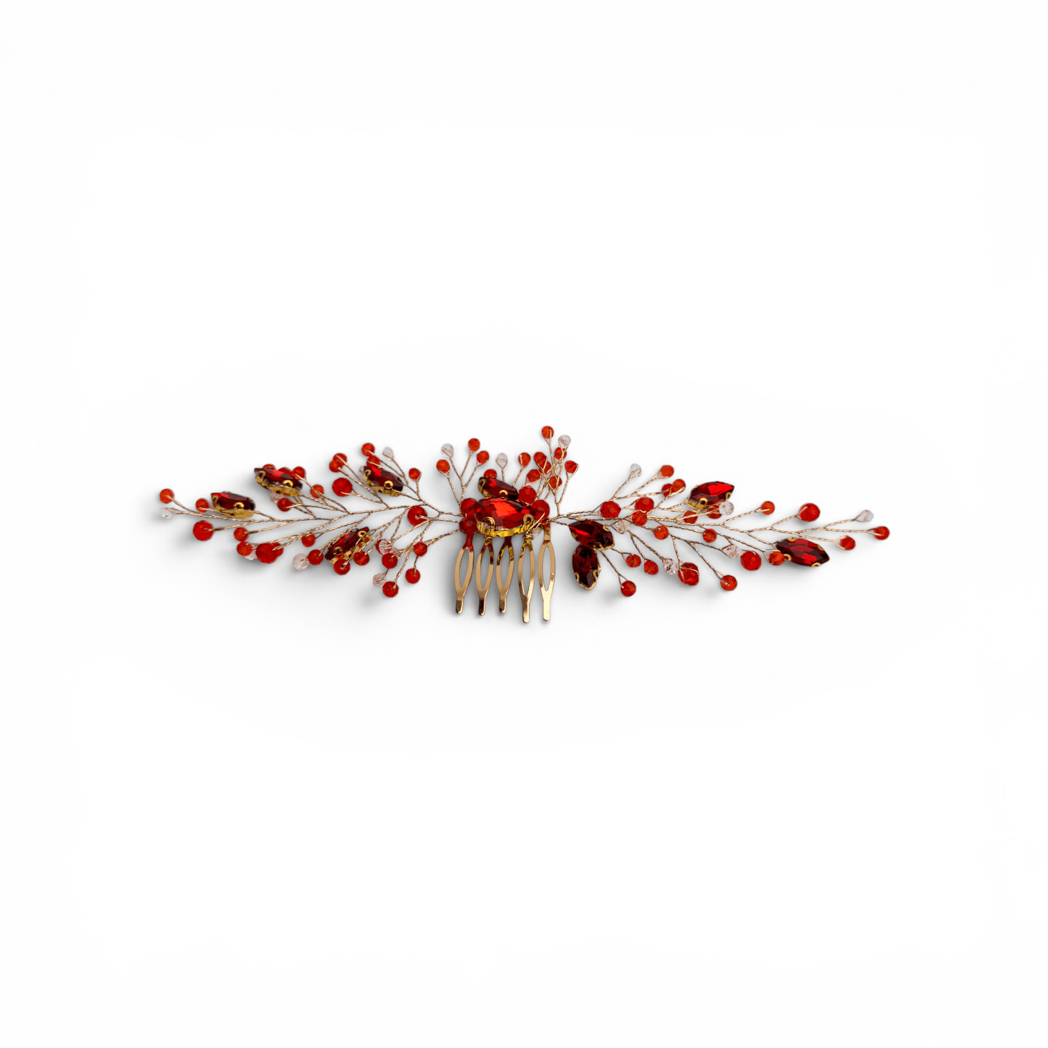 Crystal Blossom Hair Comb