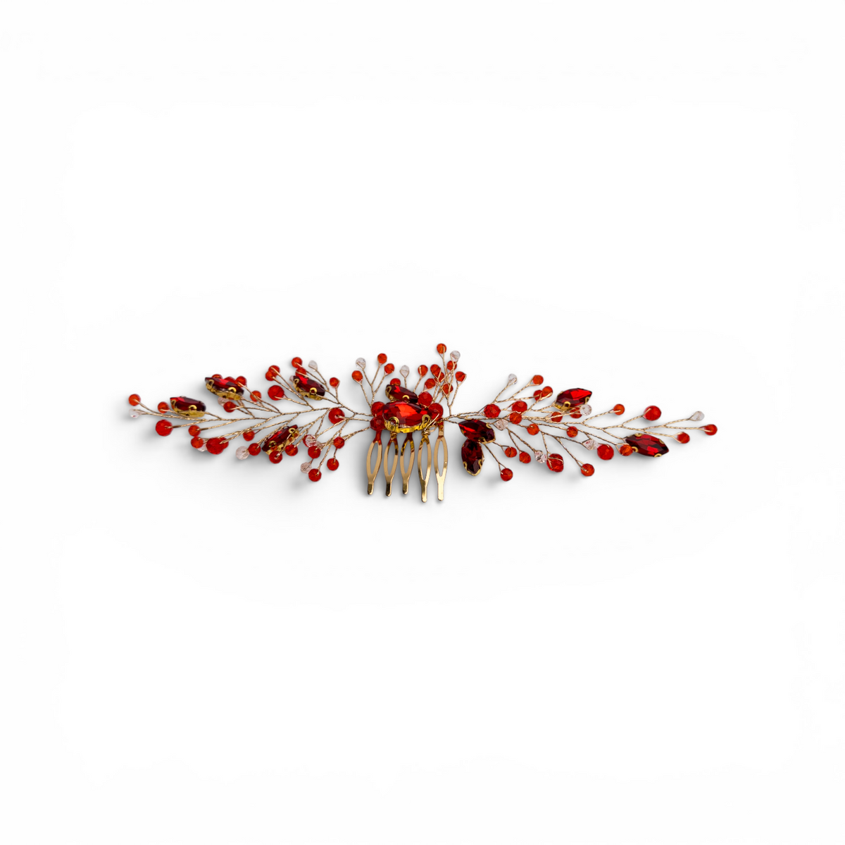 Crystal Blossom Hair Comb