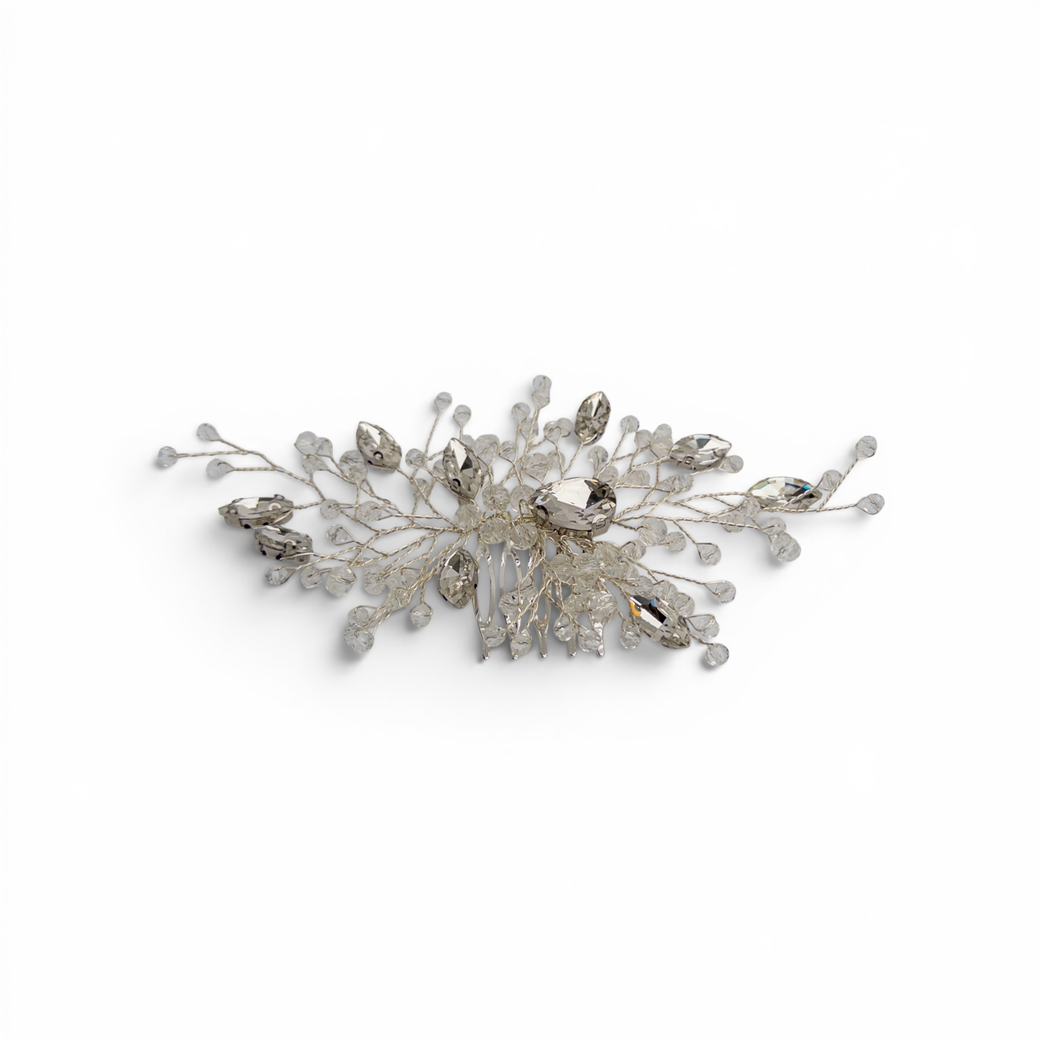 Crystal Blossom Hair Comb