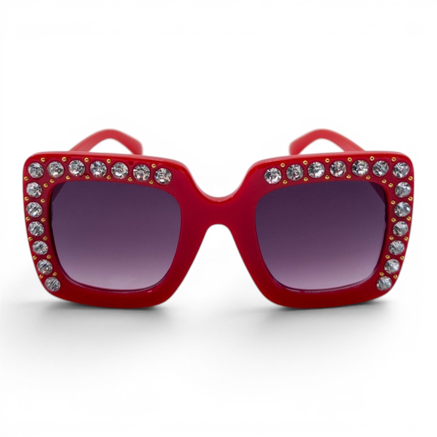 Vintage Glam Rhinestone Kids Sunglasses
