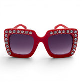 Vintage Glam Rhinestone Kids Sunglasses