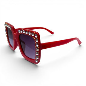 Vintage Glam Rhinestone Kids Sunglasses