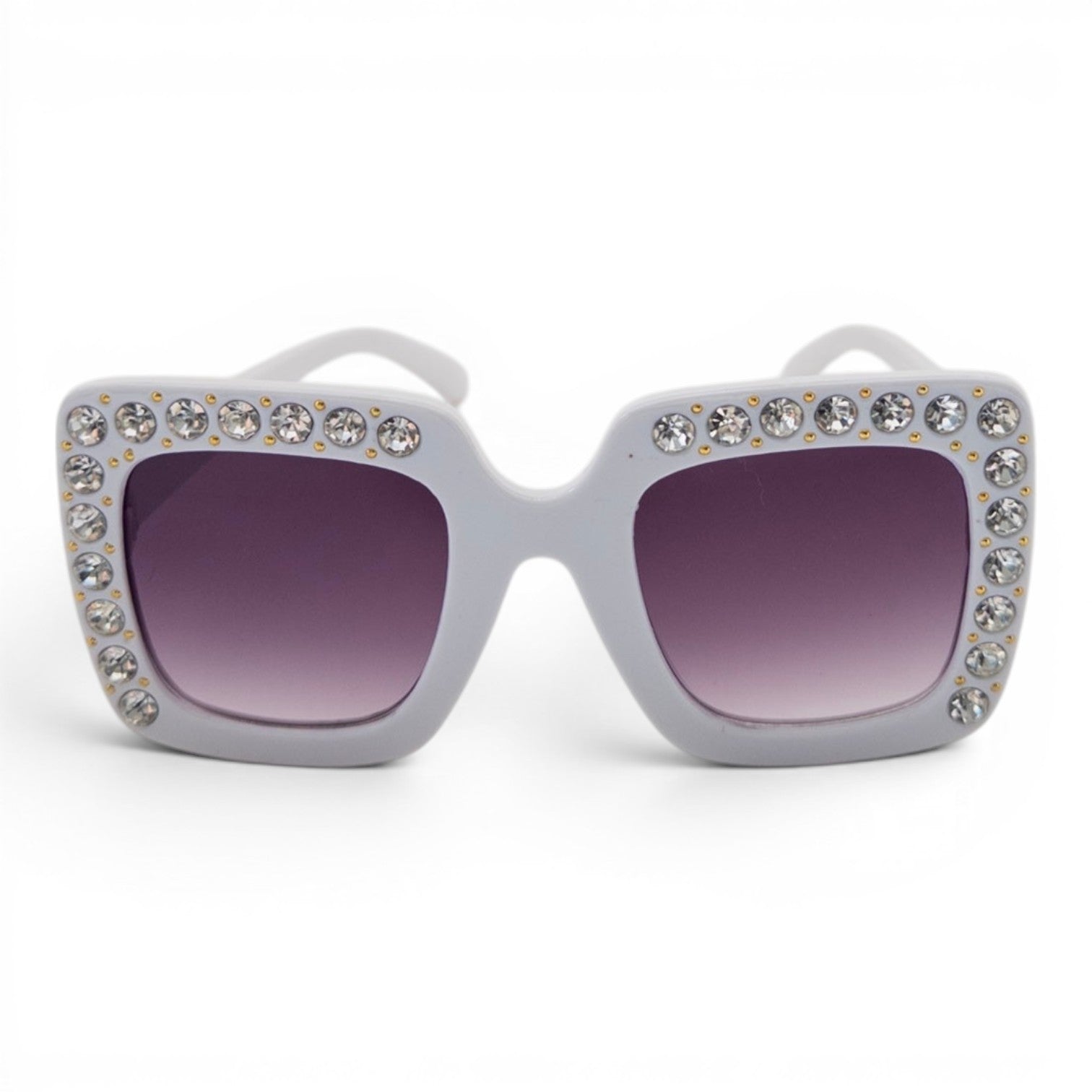 Vintage Glam Rhinestone Kids Sunglasses
