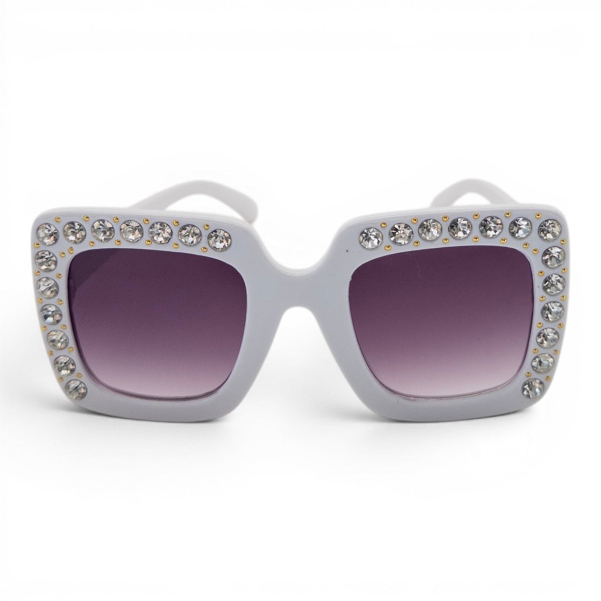 Vintage Glam Rhinestone Kids Sunglasses