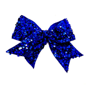 8" Sparkle Sequin Hair Bows