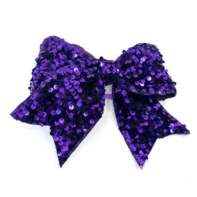8" Sparkle Sequin Hair Bows