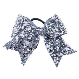8" Sparkle Sequin Hair Bows