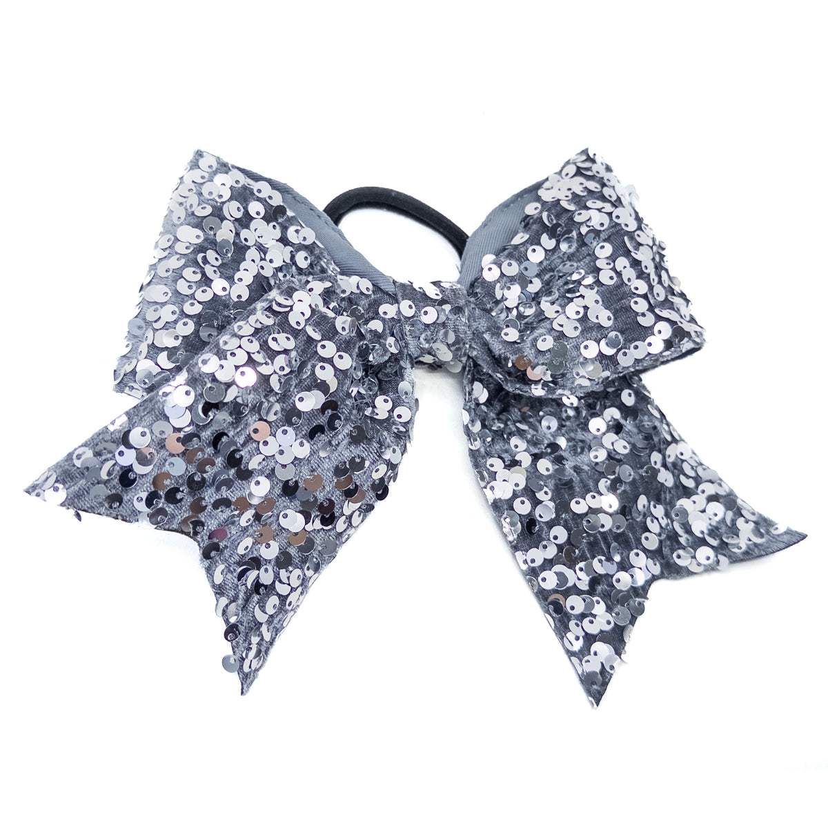 8" Sparkle Sequin Hair Bows