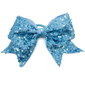 8" Sparkle Sequin Hair Bows