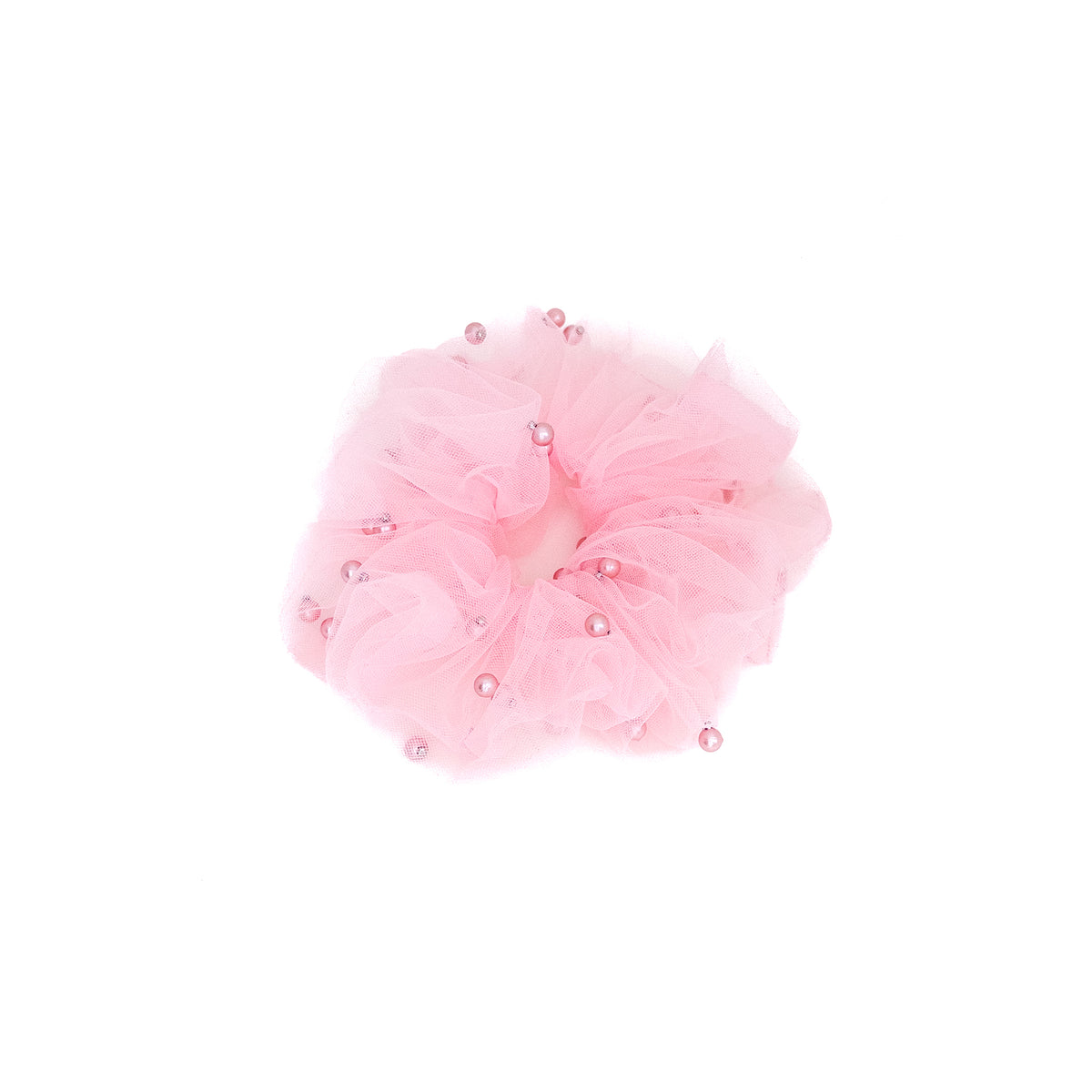Pearl & Tulle Grande' Hair Scrunchie