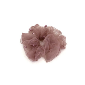 Pearl & Tulle Grande' Hair Scrunchie