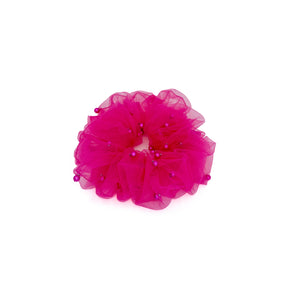 Pearl & Tulle Grande' Hair Scrunchie
