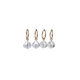 Crystal Hair Braid Rings 4pc