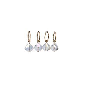 Crystal Hair Braid Rings 4pc