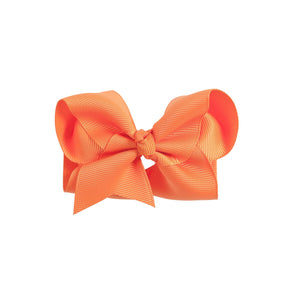 4 Inch Grosgrain Ribbon Hair Bow w/ French clip