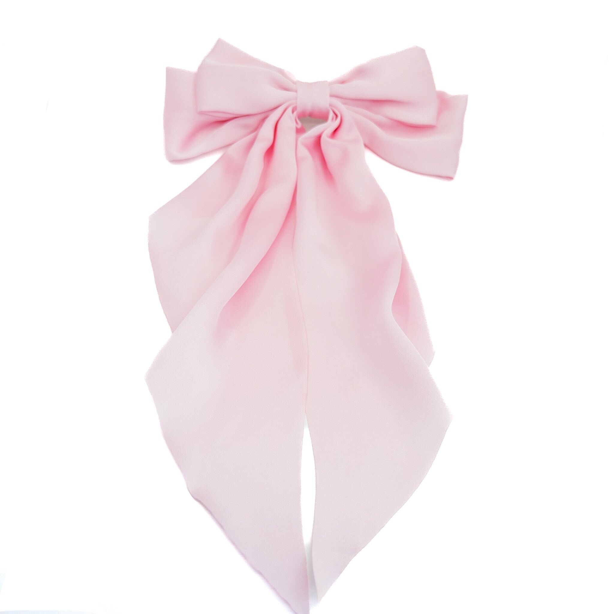 8" Satin Long Tail Bows; Silk Bow for Hair, Bow Bun Bow, Jojo Siwa Bow, Hair Bow Clips, Oversized Hair Bow, Hair Bows Elegant, Ballet Bow