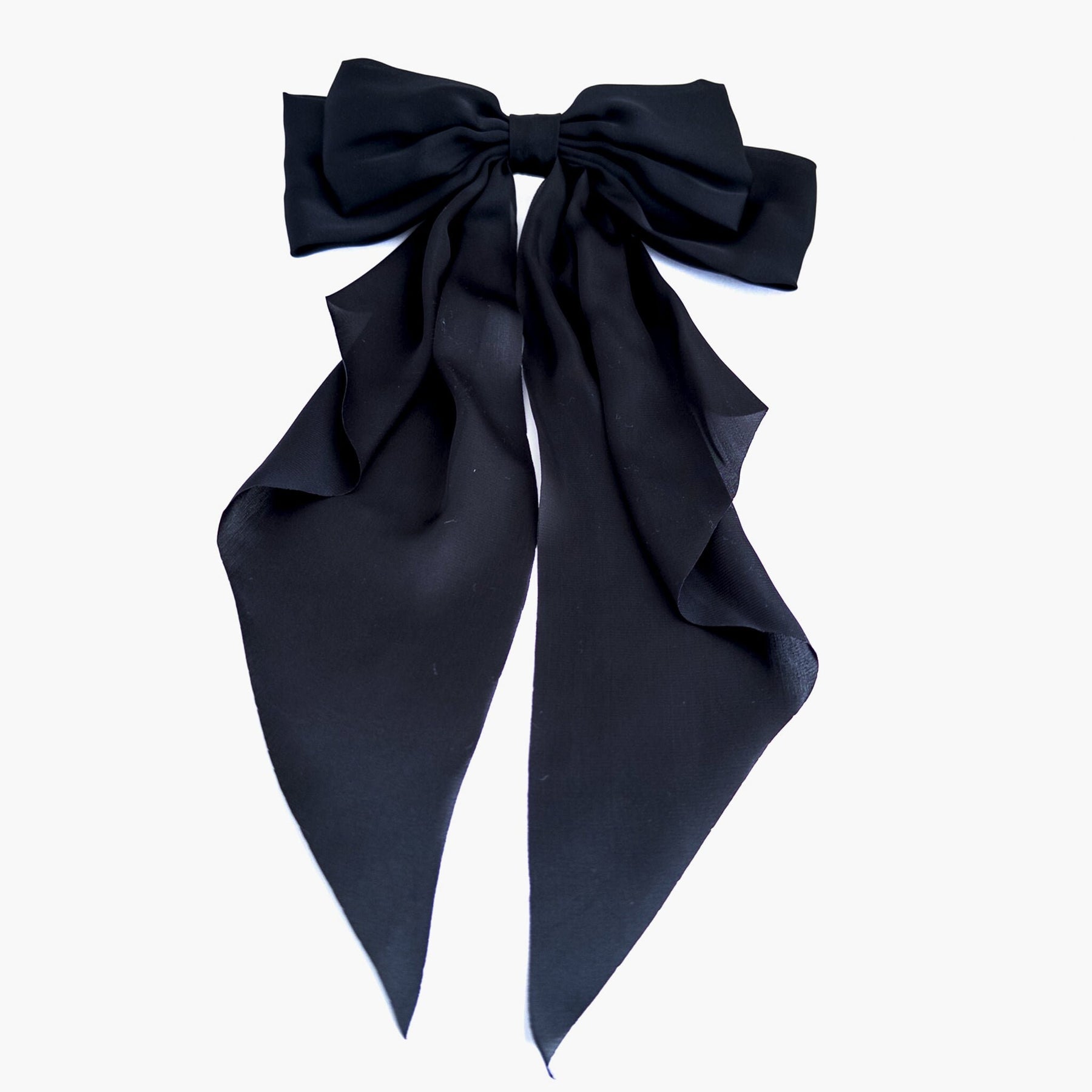 8" Satin Long Tail Bows; Silk Bow for Hair, Bow Bun Bow, Jojo Siwa Bow, Hair Bow Clips, Oversized Hair Bow, Hair Bows Elegant, Ballet Bow