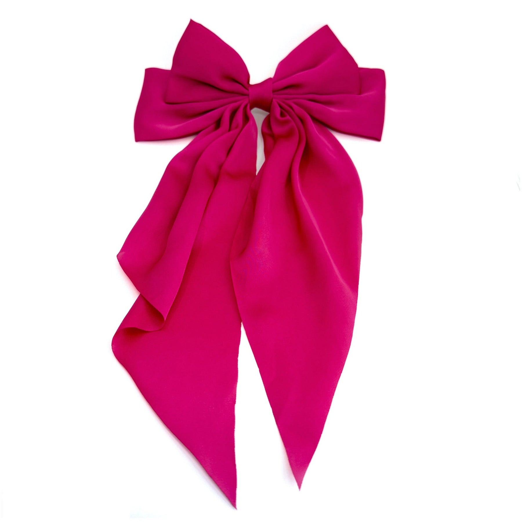 8" Satin Long Tail Bows; Silk Bow for Hair, Bow Bun Bow, Jojo Siwa Bow, Hair Bow Clips, Oversized Hair Bow, Hair Bows Elegant, Ballet Bow