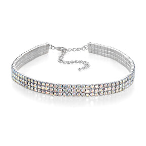 3 Row Flexi-Choker with extender chain (xsmall)