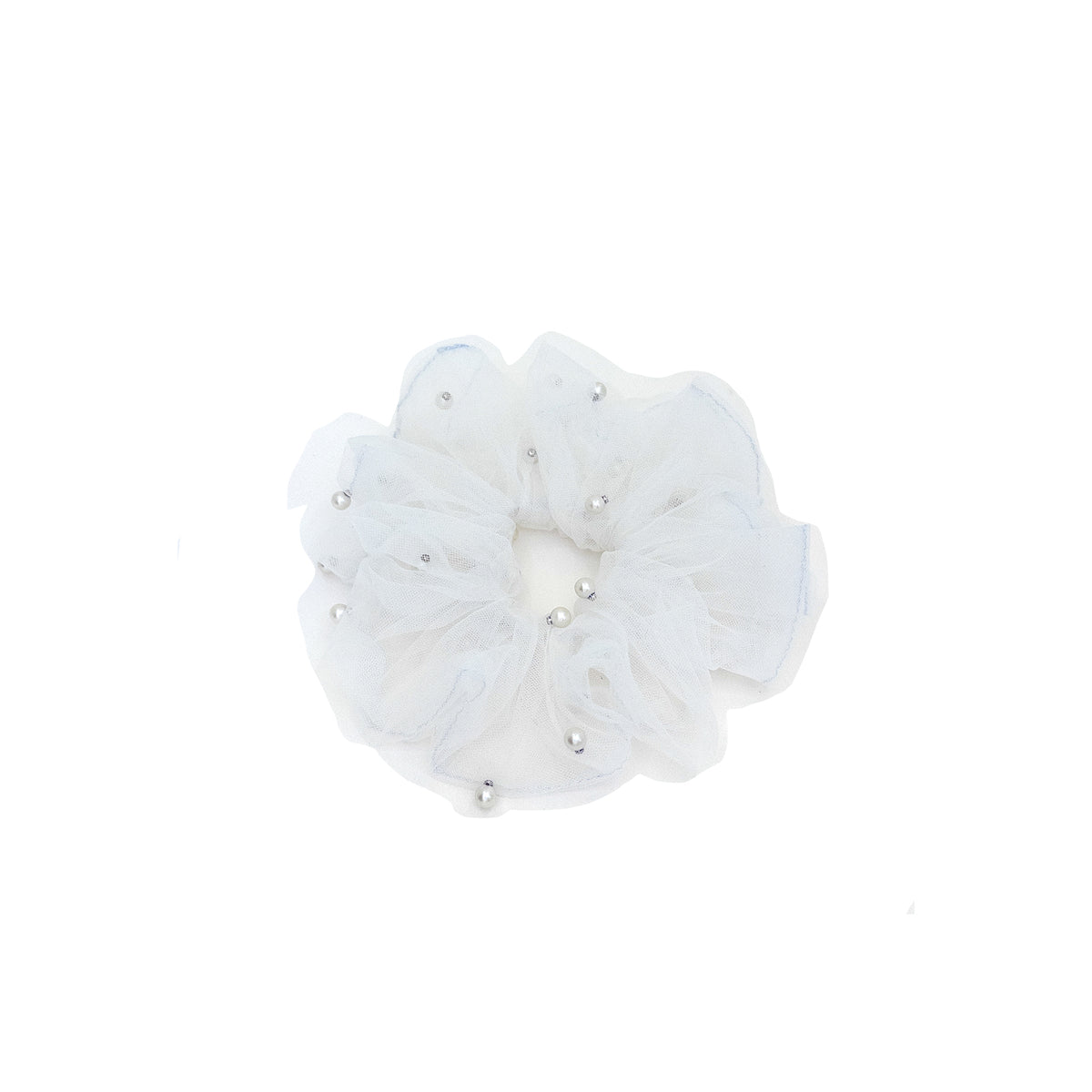 Pearl & Tulle Grande' Hair Scrunchie