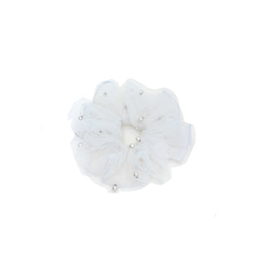 Pearl & Tulle Grande' Hair Scrunchie